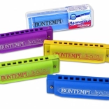 Szájharmonika Bontempi 10 lyuk – színes iskolai