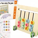 Fa oktatójáték: négy szín – állatok