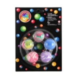 Csíkos pattogó labdák – 5 darabos készlet