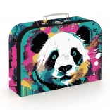 Gyerek laminált bőrönd Panda 34 cm