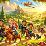 Puzzle Erdő Kaland 100 Darab