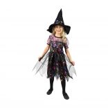Gyermek boszorkány jelmez Halloweenre