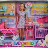 Steffi baba, gyerekek a gyerekszobában