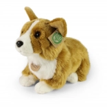 Plüss corgi kutya 32 cm, környezetbarát