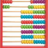 WOODY fa számoló piros