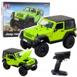 rc terepjáró JEEP Wrangler rock crawler 1:14 – zöld