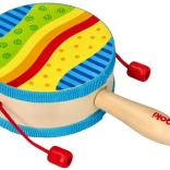 goki kézi dob fa nyéllel