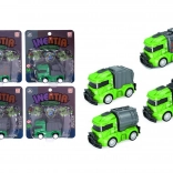 Takarító autó lendkerekes hajtással, 8,5 cm