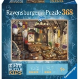 Ravensburger szabadulós puzzle Kids Varázslóiskola 368 darab