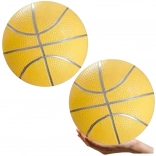 Pasztellsárga gumistrandlabda 20 cm