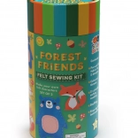 Kreatív varrókészlet erdei állatkákhoz