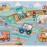 Hangos puzzle – járművek