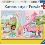 Gyerek puzzle Királyi barátok 2 az 1-ben