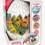 Plejo nagy dinoszaurusztojás – figura- és kiegészítő készlet (50 db)