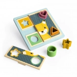 Bigjigs Toys aktivitási kirakó FSC fából