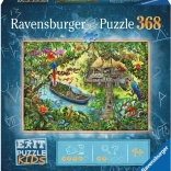 Ravensburger dzsungel – expedíció, 2D kirakó, 368 darabos