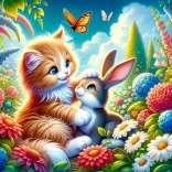 Puzzle Tesó Nyuszi 25 Darabos