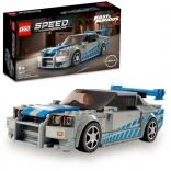 lego speed champions nissan skyline gt-r (r34) – fast & furious építőkészlet