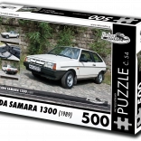 retro-autó puzzle lada samara 1300 (1989) 500 darab