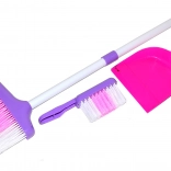 Gyermek takarítókészlet 3 db, rózsaszín–fehér