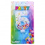 Partigyertya 5-ös szám pöttyökkel