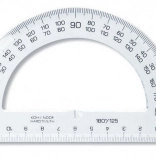 Szögmérő 12 cm átlátszó KOH-I-NOOR