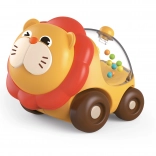 csörgő oroszlán kerekeken