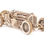 Ugears 3D fa mechanikus kirakó U9 Grand Prix versenyautó