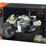 iM.Master építőkészlet rendőrségi motor visszahúzós meghajtással, 193 darab