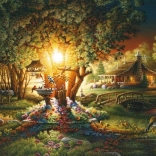 Puzzle SCHMIDT Tavasz teljes pompájában 1000 darab