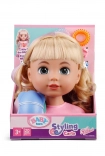 Baby Born fésülhető fej Carla stíluskiegészítőkkel