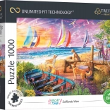 Trefl puzzle UFT Vacay Time – kilátás a vitorlásokra 1000 darab