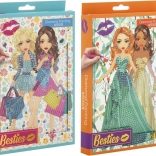 Grafix Gyémántfestés Jegyzetfüzet lányokkal