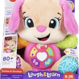 Interaktív plüss kutyus nővérke FISHER-PRICE Laugh & Learn Smart Stages, többnyelvű