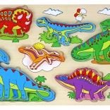 Fa 3D Puzzle Gyerekeknek Logikai Játék Dinoszauruszok