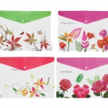 Mappatartó patenttal Virág 26x36 cm