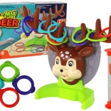 Családi ügyességi játék – karikadobálás szarvasra