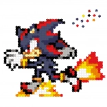 Jixelz REMIX – műanyag pixeles kirakó SONIC: Runnin' Shadow