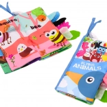 Puha könyv Állatok Repülő madarak Zizegő színek