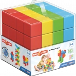 Geomag Magicube színes mágneses kockák, 64 darab