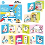 Hosszú kifestőfüzet Járművek munkában