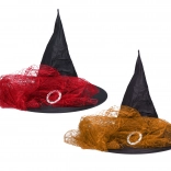 Karneváli boszorkánykalap 38 × 33 cm