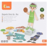 VIGA mágneses öltöztető készlet – fiú