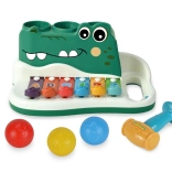 Xilofon kalapácsos Krokodil 25 cm