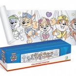 Színezhető poszter PAW PATROL 70 × 16 cm