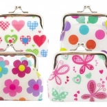 Lány pénztárca mintákkal