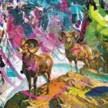 HEYE Rebrush! Nagy szarvak puzzle, 1000 darab