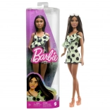 Barbie Fashionistas baba mentaszínű, pöttyös overálban