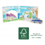 Interaktív Fa Könyv Rendőrség Small Foot