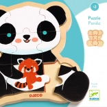 Fa puzzle Puzzlo Panda a Djecótól